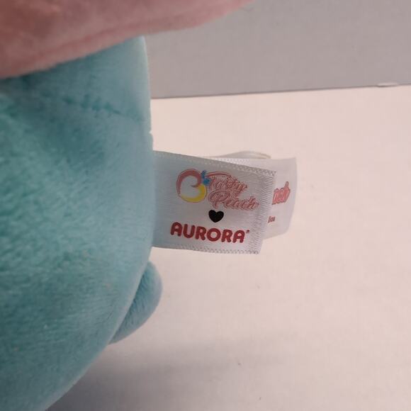 Aurora World Tasty Peach Moon Blossom Meowchi Unicorn Plush Stuffed Toy 7 inch - Picture 7 of 10